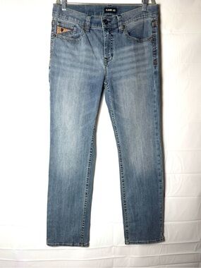 RANK.45 Men’s Light Blue Denim Straight Jeans Size 32X32. Like New